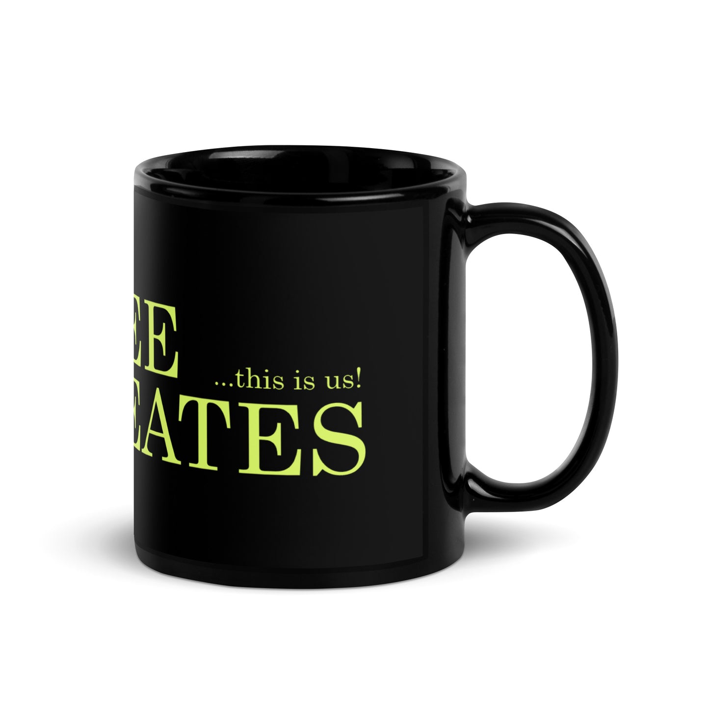 Black Glossy Mug